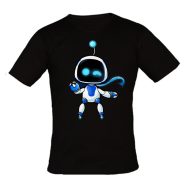 تیشرت استروبات مشکی- Astro bot طرح 1