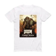 تیشرت سفید دووم Domm Dark Age
