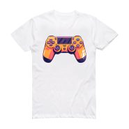 تیشرت گیم سفید طرح گیم پد 1