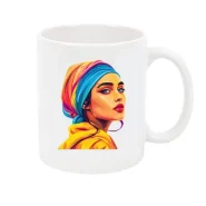 ماگ فانتزی طرح گرل آرت