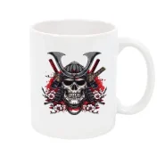 ماگ اسکلت سامورایی طرح 1