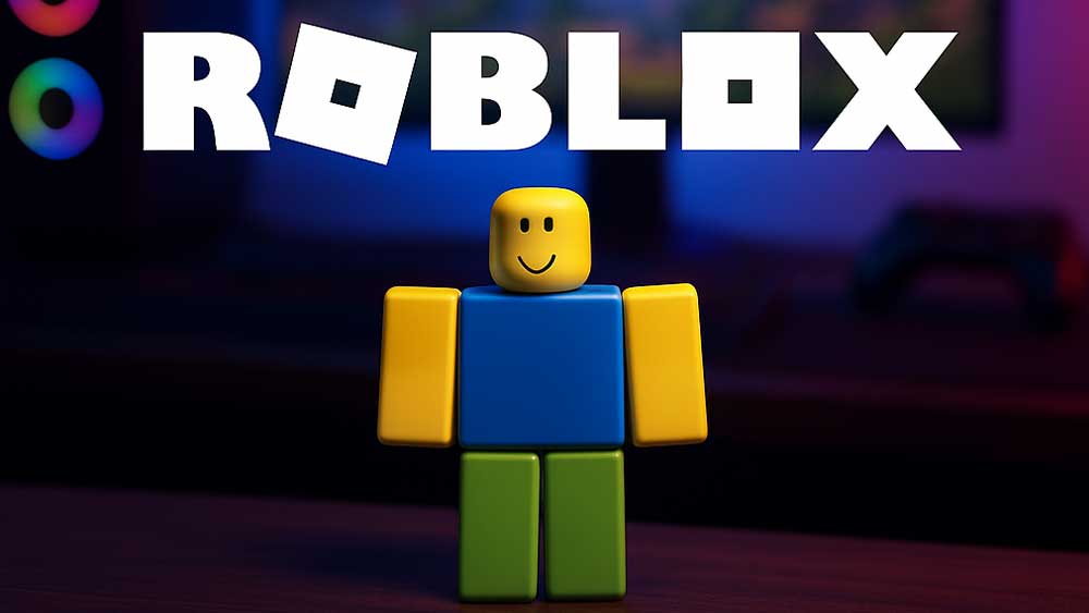 تیشرت روبلاکس با طرح فانتزی شخصیت Roblox در اتاق گیم