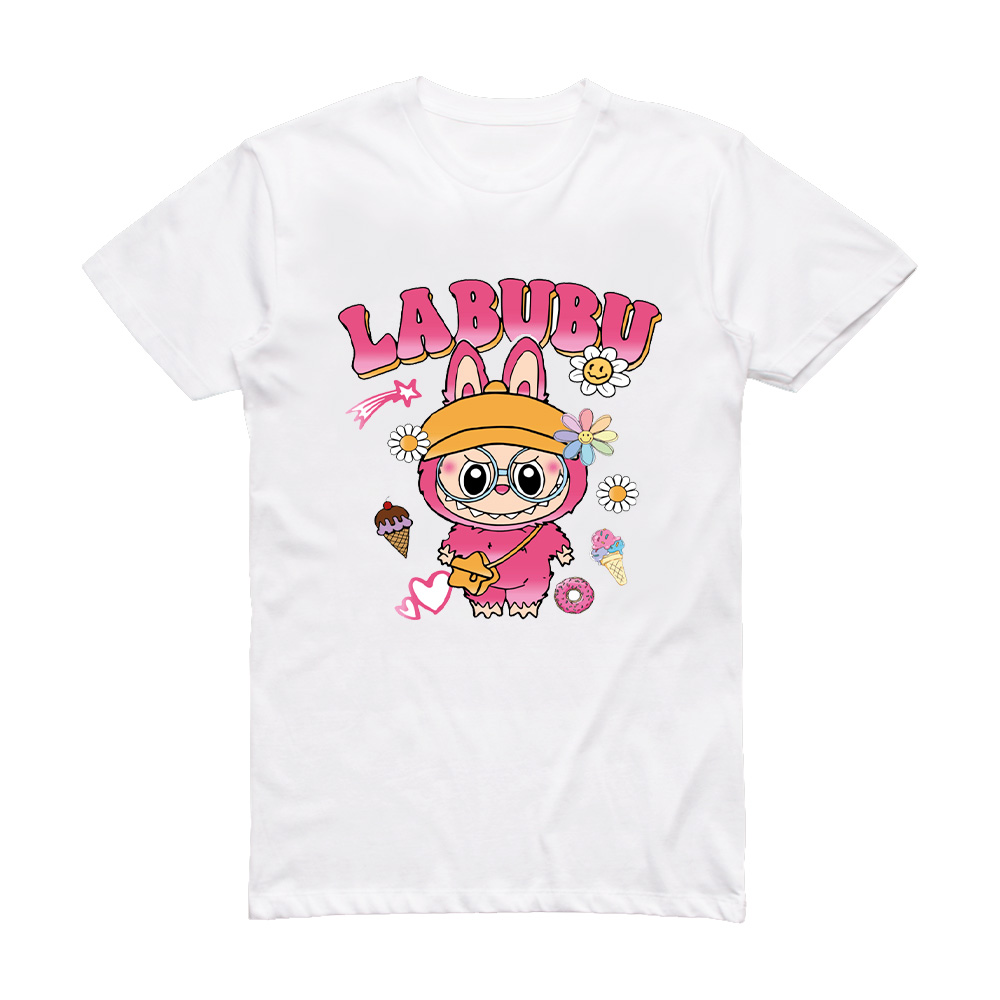 تیشرت دخترانه لبوبو برای طرفداران عروسک labubu