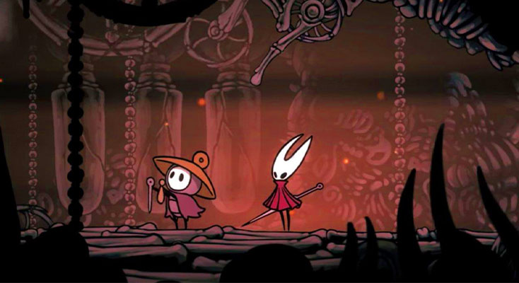 بازی هالو نایت سیلک سانگ - Hollow Knight Silksong با دیو گیم تیشرت گیمینگ