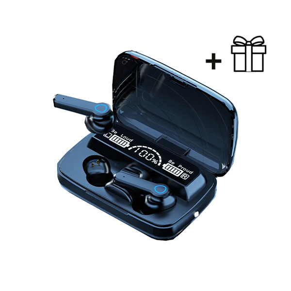M19-Earbuds-Newest-headset (1) هدفون بلوتوثی مدل M19 Newest + هدیه