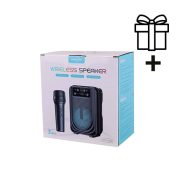 اسپیکر بلوتوثی میکروفون دار گریت نایس GTS 2158 قابل حمل با نورپردازی RGB