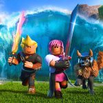 معرفی تیشرت روبلاکس سفید طرح کاراکتر 2