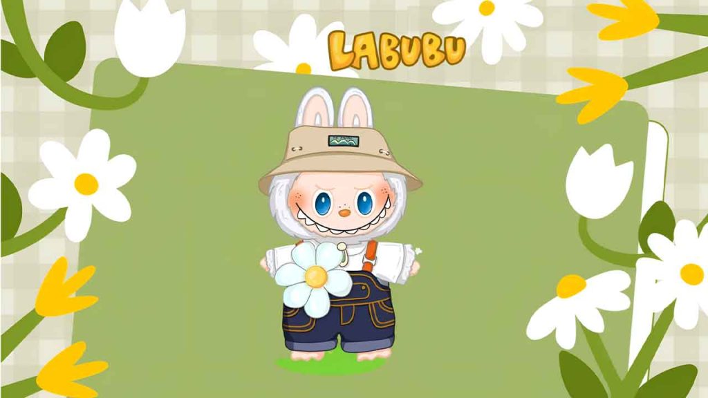 تیشرت لبوبو پسرانه سفید طرح Boy Labubu 1؛ استایل خفن با هدیه از دیو گیم