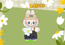 تیشرت لبوبو پسرانه سفید طرح Boy Labubu 1؛ استایل خفن با هدیه از دیو گیم