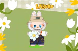 تیشرت لبوبو پسرانه سفید طرح Boy Labubu 1؛ استایل خفن با هدیه از دیو گیم